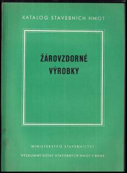Žárovzdorné výrobky