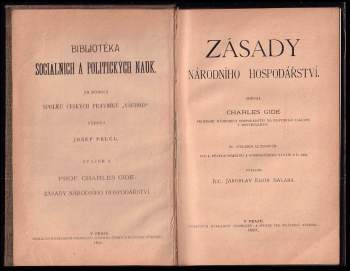 Charles Gide: Zásady národního hospodářství