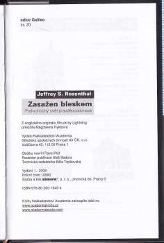 Jeffrey S Rosenthal: Zasažen bleskem