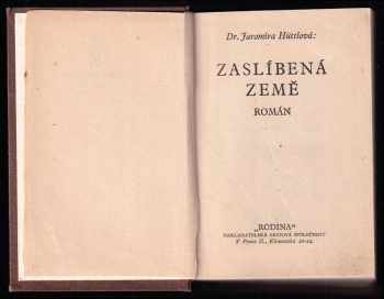 Jaromíra Hüttlová: Zaslíbená země