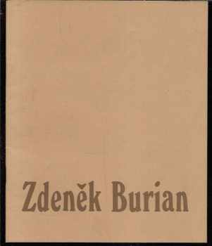 Zasloužilý umělec Zdeněk Burian