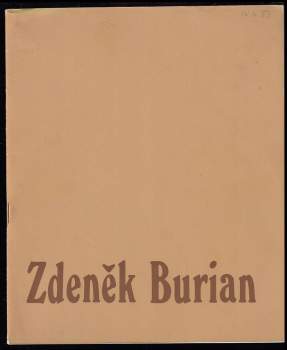 Zasloužilý umělec Zdeněk Burian