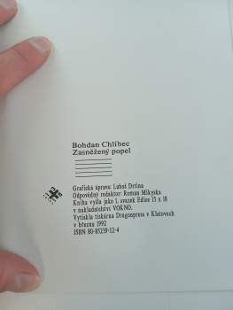 Bohdan Chlíbec: Zasněžený popel