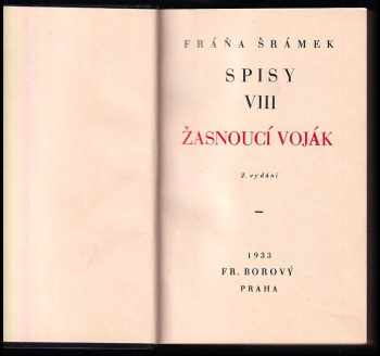 Fráňa Šrámek: Žasnoucí voják