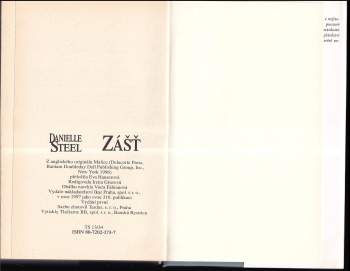 Danielle Steel: Zášť