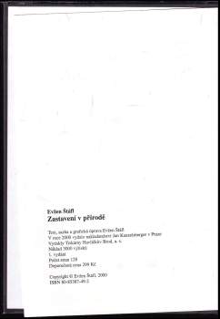 Evžen Štáfl: Zastavení v přírodě