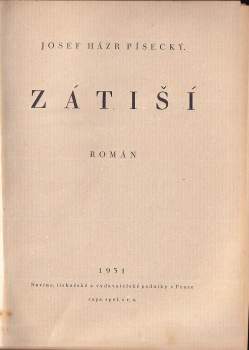 Josef Házr Písecký: Zátiší