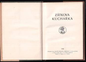 Zátkova kuchařka