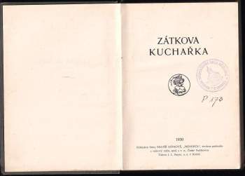 Zátkova kuchařka
