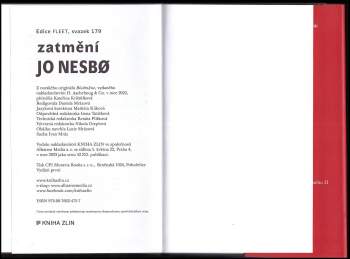 Jo Nesbø: Zatmění