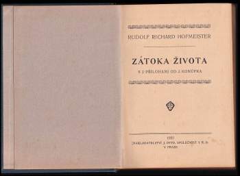 Rudolf Richard Hofmeister: Zátoka života