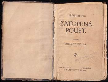 Jules Verne: Zatopená poušť