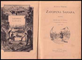 Jules Verne: Zatopená Sahara - Román