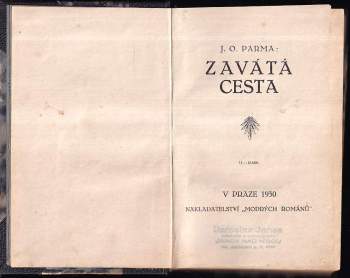 Jiří Ota Parma: Zavátá cesta