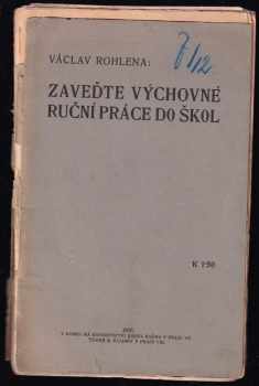 Zaveďte výchovné ruční práce do škol!