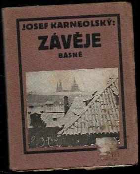 Josef Wiener: Závěje : básně