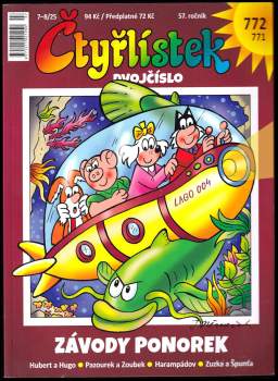 Závody ponorek, Čtyřlístek 772, 771 - dvojčíslo