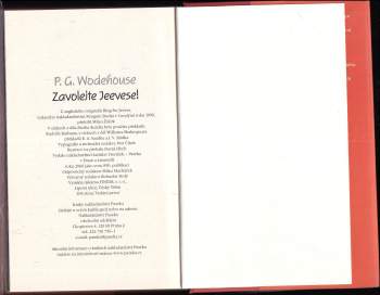 P. G Wodehouse: Zavolejte Jeevese!