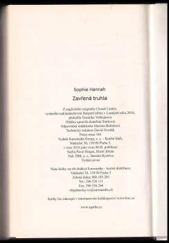 Sophie Hannah: Zavřená truhla