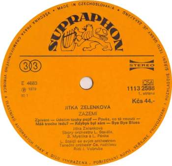 Jitka Zelenková: Zázemí