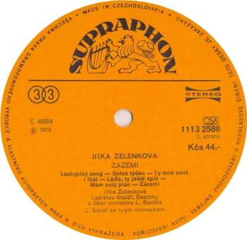 Jitka Zelenková: Zázemí