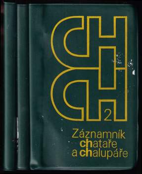 Záznamník chataře a chalupáře 2 + 3 + 7