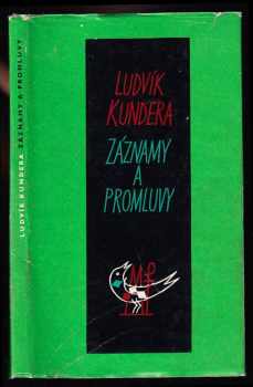 Záznamy a promluvy - Ludvík Kundera (1961, Mladá fronta) - ID: 181342
