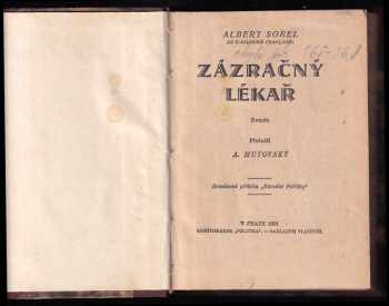 Albert Sorel: Zázračný lékař