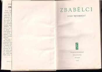 Josef Škvorecký: Zbabělci