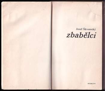 Josef Škvorecký: Zbabělci