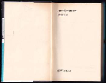 Josef Škvorecký: Zbabělci
