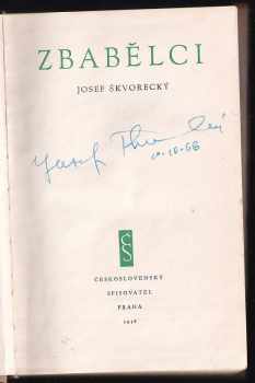 Josef Škvorecký: Zbabělci