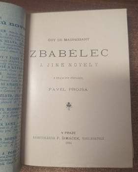 Guy de Maupassant: Zbabělec a jiné novely