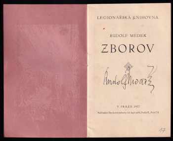Rudolf Medek: Zborov