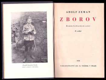 Adolf Zeman: Zborov - román hrdinských srdcí