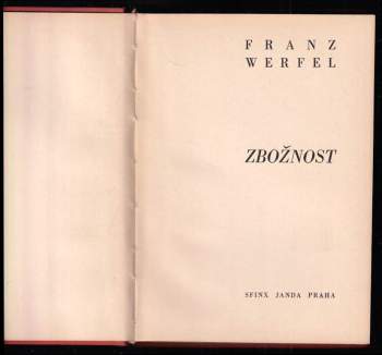 Franz Werfel: Zbožnost