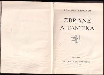 Tom Wintringham: Zbraně a taktika