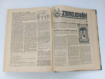 Jaroslav Pikal: ZBROJOVÁK: ROČNÍK II. 1946  (číslo1 - 24, chybí č. 3 a 15) +  KOMPLETNÍ ROČNÍK III. 1947 (číslo 1 - 24)