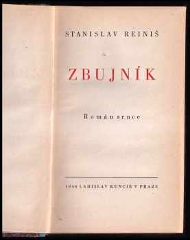 Stanislav Reiniš: Zbujník