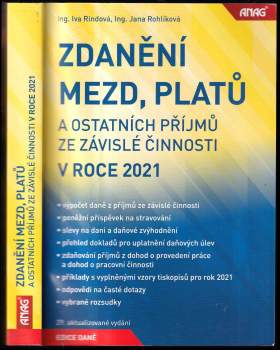 Zdanění mezd, platů a ostatních příjmů ze závislé činnosti v roce 2021