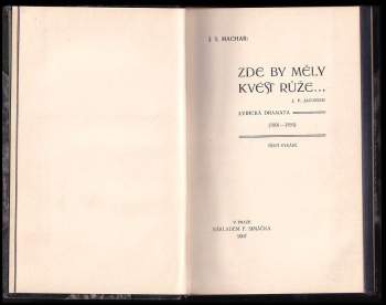 Josef Svatopluk Machar: Zde by měly kvést růže--