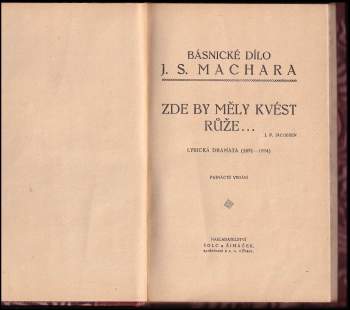 Josef Svatopluk Machar: Zde by měly kvést růže