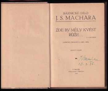 Josef Svatopluk Machar: Zde by měly kvést růže