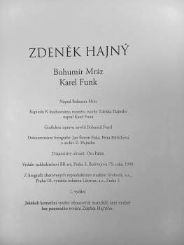 Bohumír Mráz: Zdeněk Hajný
