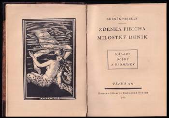 Zdeněk Nejedlý: Zdenka Fibicha milostný deník