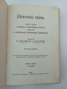 Adolf Müller: Zdravotní rádce