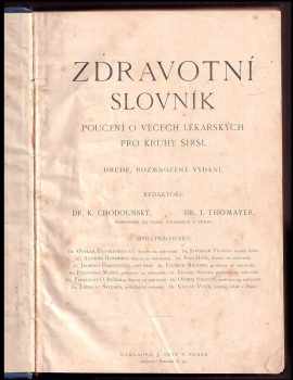 Karel Chodounský: Zdravotní slovník