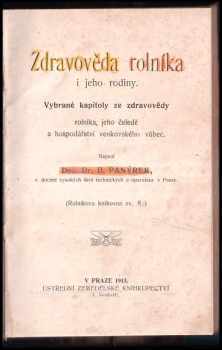 Duchoslav Panýrek: Zdravověda rolníka a jeho rodiny