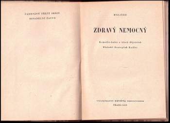 Molière: Zdravý nemocný