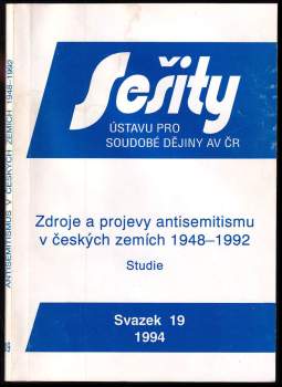 Zdroje a projevy antisemitismu v českých zemích 1948-1992